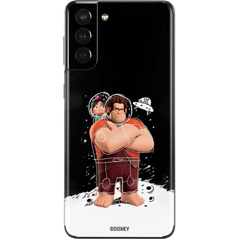 Disney Wreck-it Ralph And Vanellope Space Sketch Galaxy S21 Plus 5G Skin