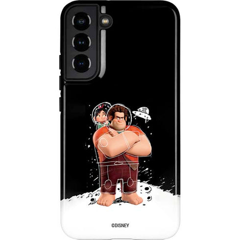 Disney Wreck-it Ralph And Vanellope Space Sketch Galaxy S22 Plus Pro Case