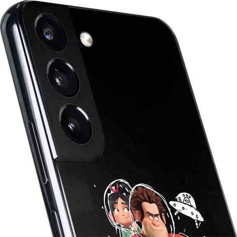 Disney Wreck-it Ralph And Vanellope Space Sketch Galaxy S22 Plus Skin