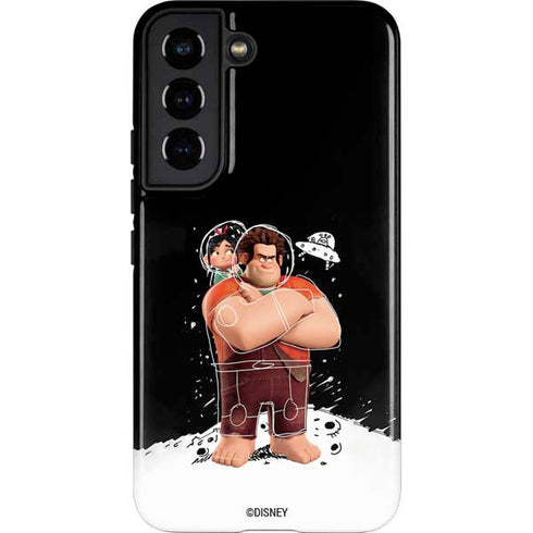 Disney Wreck-it Ralph And Vanellope Space Sketch Galaxy S22 Pro Case