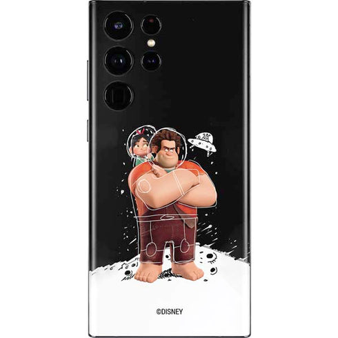 Disney Wreck-it Ralph And Vanellope Space Sketch Galaxy S22 Ultra Skin
