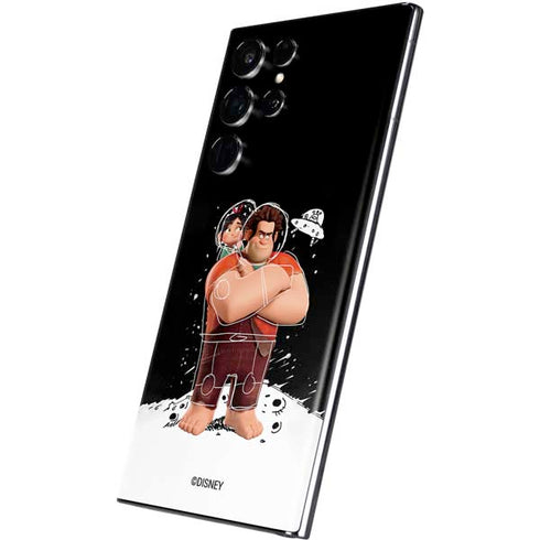 Disney Wreck-it Ralph And Vanellope Space Sketch Galaxy S22 Ultra Skin