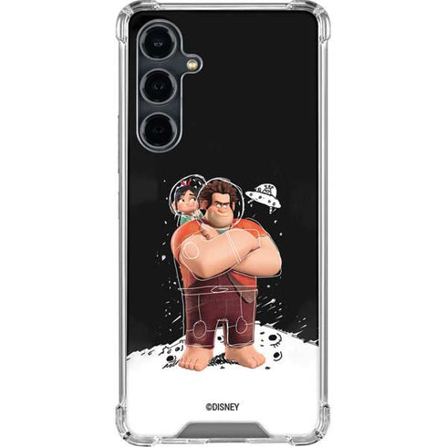 Disney Wreck-it Ralph And Vanellope Space Sketch Galaxy S23 FE Clear Case