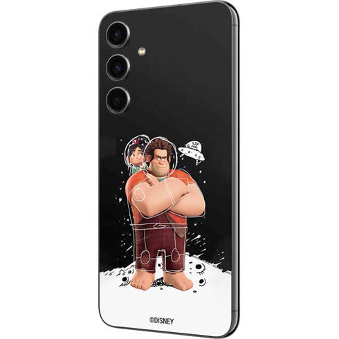 Disney Wreck-it Ralph And Vanellope Space Sketch Galaxy S23 FE Skin