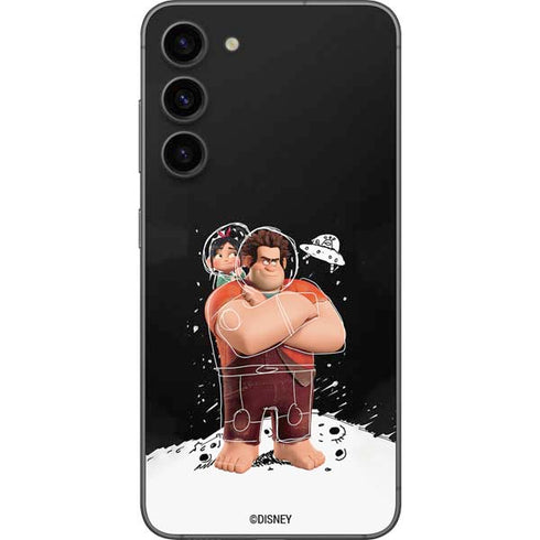 Disney Wreck-it Ralph And Vanellope Space Sketch Galaxy S23 Plus Skin