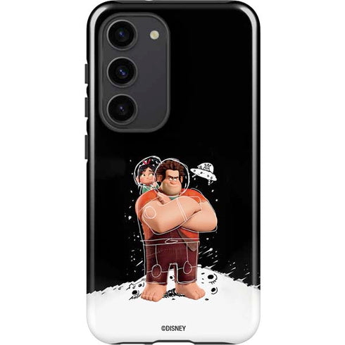 Disney Wreck-it Ralph And Vanellope Space Sketch Galaxy S23 Pro Case