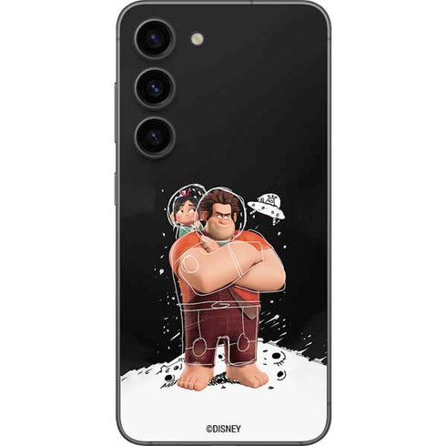Disney Wreck-it Ralph And Vanellope Space Sketch Galaxy S23 Skin