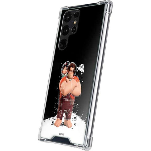 Disney Wreck-it Ralph And Vanellope Space Sketch Galaxy S23 Ultra Clear Case