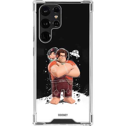 Disney Wreck-it Ralph And Vanellope Space Sketch Galaxy S24 Ultra Clear Case