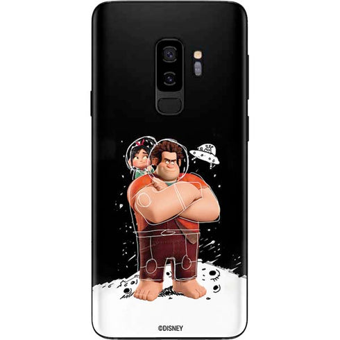 Disney Wreck-it Ralph And Vanellope Space Sketch Galaxy S9 Plus Skin