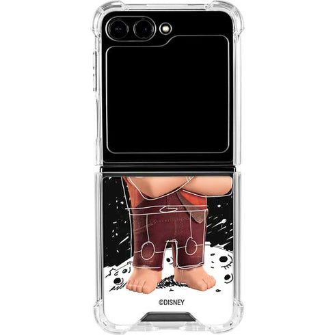 Disney Wreck-it Ralph And Vanellope Space Sketch Galaxy Z Flip5 5G Clear Case
