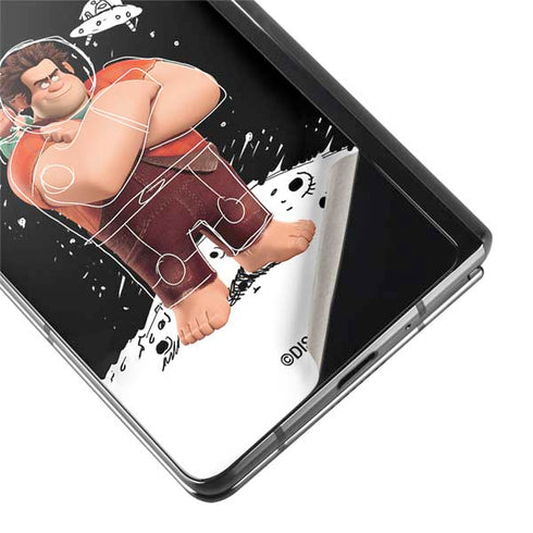 Disney Wreck-it Ralph And Vanellope Space Sketch Galaxy Z Fold2 5G Skin