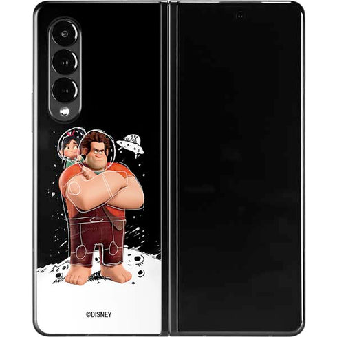 Disney Wreck-it Ralph And Vanellope Space Sketch Galaxy Z Fold3 5G Skin