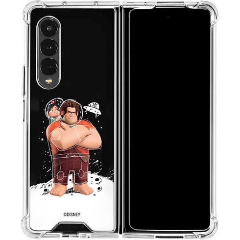 Disney Wreck-it Ralph And Vanellope Space Sketch Galaxy Z Fold4 5G Clear Case