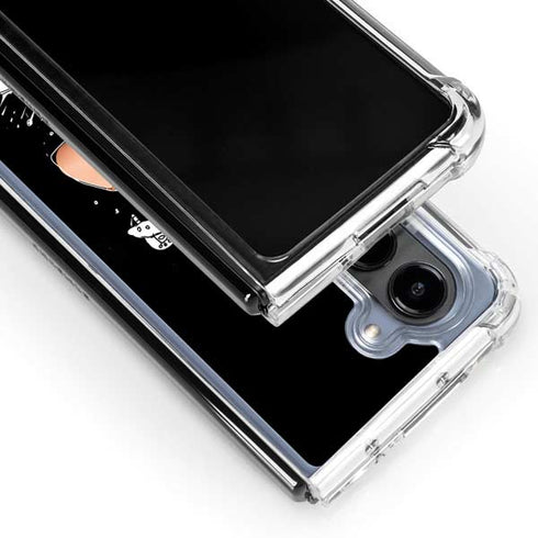 Disney Wreck-it Ralph And Vanellope Space Sketch Galaxy Z Fold5 5G Clear Case