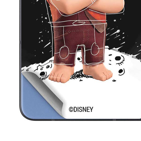 Disney Wreck-it Ralph And Vanellope Space Sketch Galaxy Z Fold5 5G Skin
