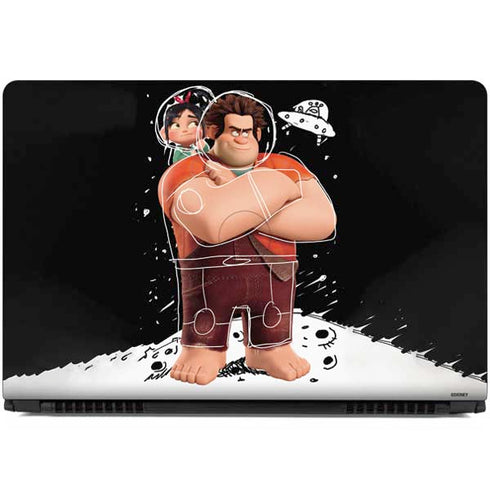 Disney Wreck-it Ralph And Vanellope Space Sketch Dell Inspiron Skin