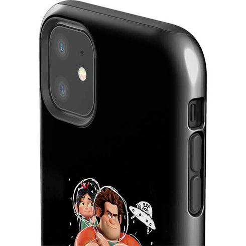 Disney Wreck-it Ralph And Vanellope Space Sketch iPhone 11 Impact Case