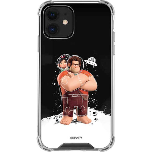 Disney Wreck-it Ralph And Vanellope Space Sketch iPhone 12 Mini Clear Case