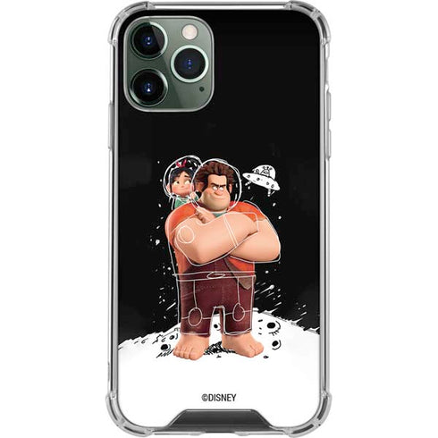Disney Wreck-it Ralph And Vanellope Space Sketch iPhone 12 Pro Clear Case
