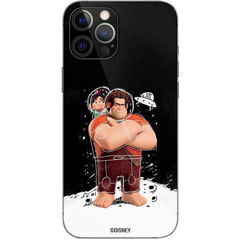 Disney Wreck-it Ralph And Vanellope Space Sketch iPhone 12 Pro Max Skin