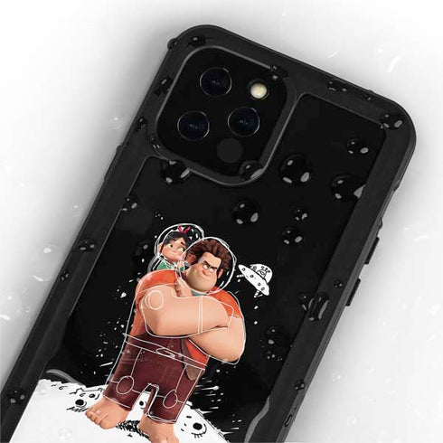 Disney Wreck-it Ralph And Vanellope Space Sketch iPhone 12 Pro Max Waterproof Case