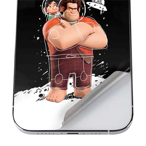 Disney Wreck-it Ralph And Vanellope Space Sketch iPhone 12 Pro Skin