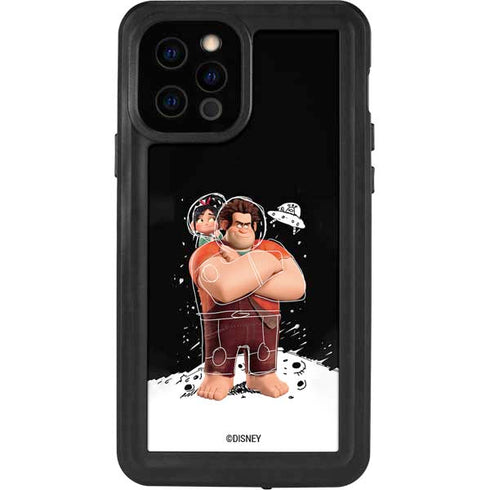 Disney Wreck-it Ralph And Vanellope Space Sketch iPhone 12 Pro Waterproof Case