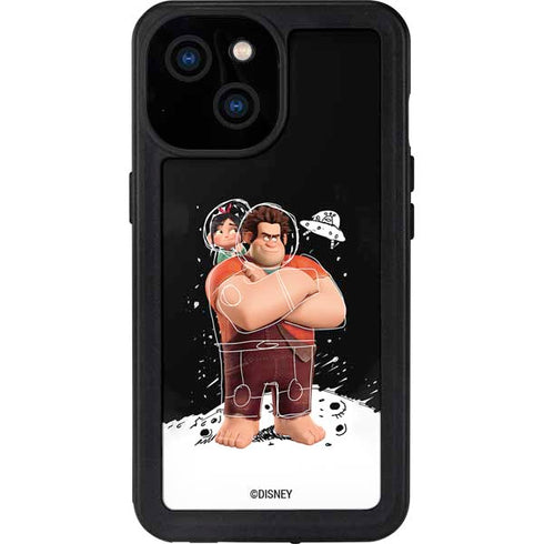 Disney Wreck-it Ralph And Vanellope Space Sketch iPhone 13 Mini Waterproof Case