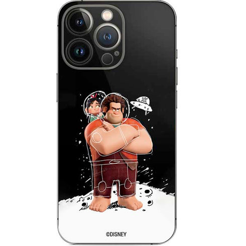 Disney Wreck-it Ralph And Vanellope Space Sketch iPhone 13 Pro Skin