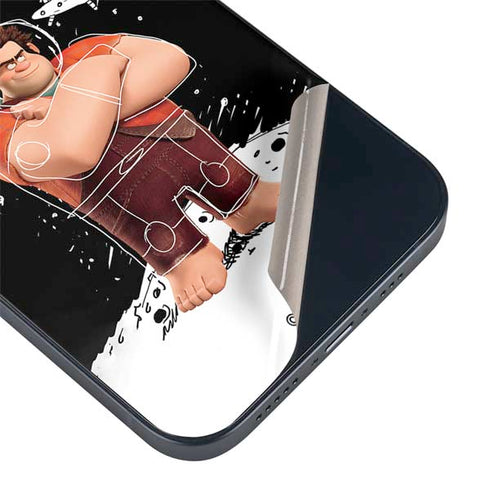 Disney Wreck-it Ralph And Vanellope Space Sketch iPhone 14 Plus Skin