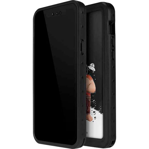 Disney Wreck-it Ralph And Vanellope Space Sketch iPhone 14 Pro Max Waterproof Case
