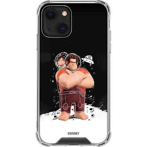 Disney Wreck-it Ralph And Vanellope Space Sketch iPhone 15 Plus Clear Case