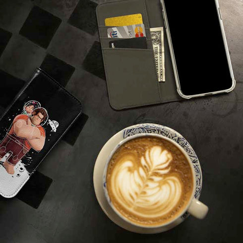 Disney Wreck-it Ralph And Vanellope Space Sketch iPhone 15 Plus Folio Case