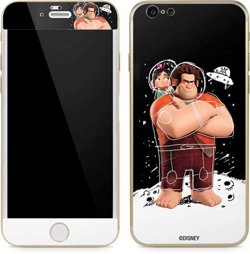 Disney Wreck-it Ralph And Vanellope Space Sketch iPhone 6/6s Skin