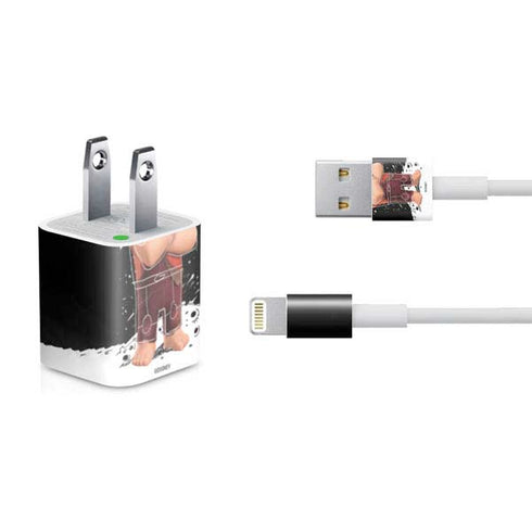 Disney Wreck-it Ralph And Vanellope Space Sketch iPhone Charger (5W USB) Skin