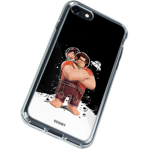 Disney Wreck-it Ralph And Vanellope Space Sketch iPhone SE (2nd & 3rd Gen) Clear Case