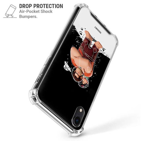Disney Wreck-it Ralph And Vanellope Space Sketch iPhone XR Clear Case