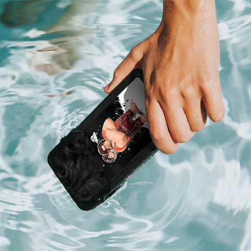 Disney Wreck-it Ralph And Vanellope Space Sketch iPhone XR Waterproof Case