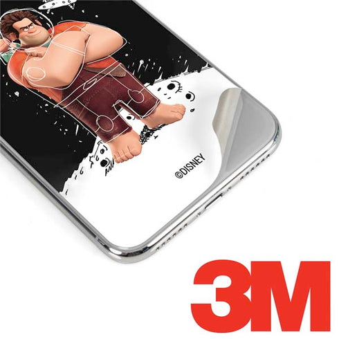 Disney Wreck-it Ralph And Vanellope Space Sketch iPhone XS Max Skin