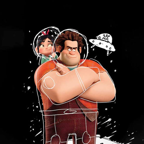 Disney Wreck-it Ralph And Vanellope Space Sketch iPhone XS Pro Case