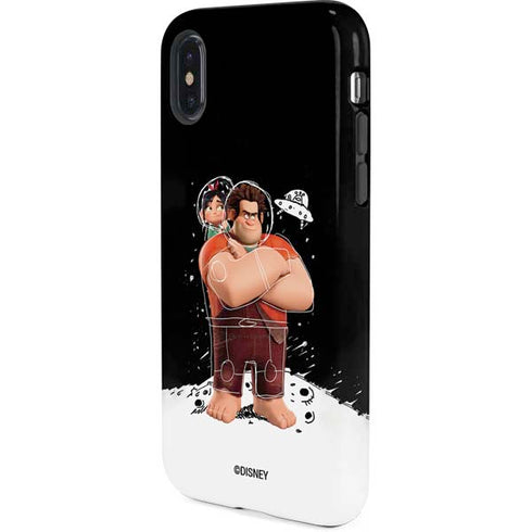 Disney Wreck-it Ralph And Vanellope Space Sketch iPhone XS Pro Case