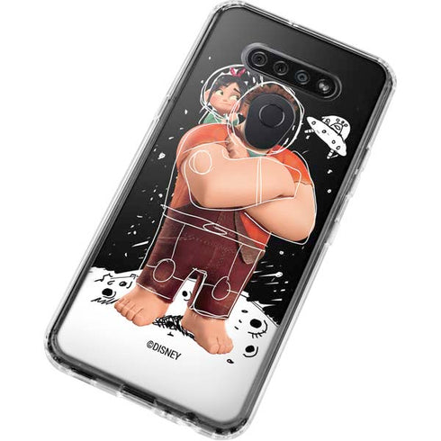Disney Wreck-it Ralph And Vanellope Space Sketch LG K51/Q51 Clear Case