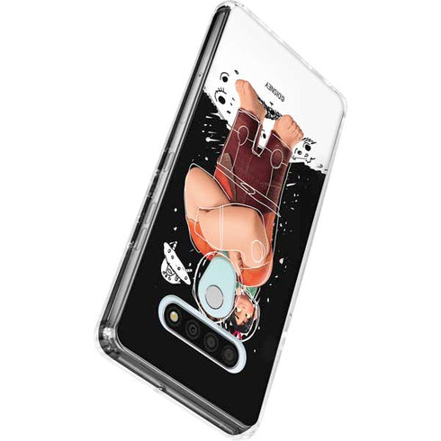 Disney Wreck-it Ralph And Vanellope Space Sketch LG Stylo 6 Clear Case