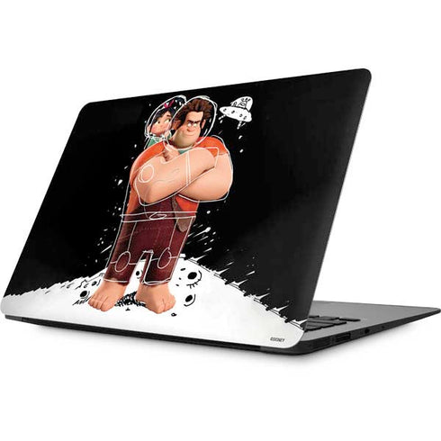 Disney Wreck-it Ralph And Vanellope Space Sketch Apple MacBook Skin