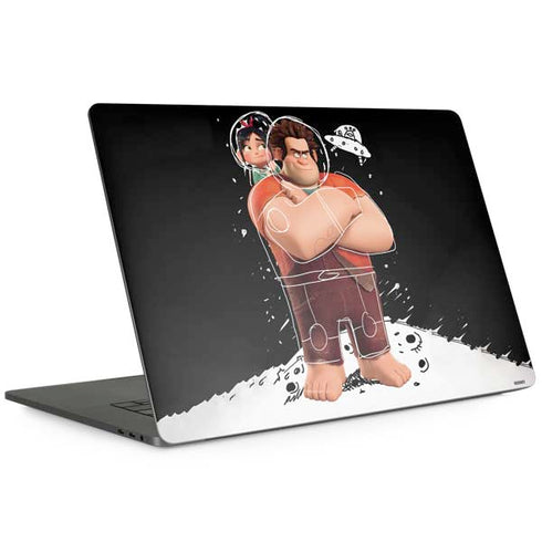 Disney Wreck-it Ralph And Vanellope Space Sketch Apple MacBook Pro 15-inch Skin