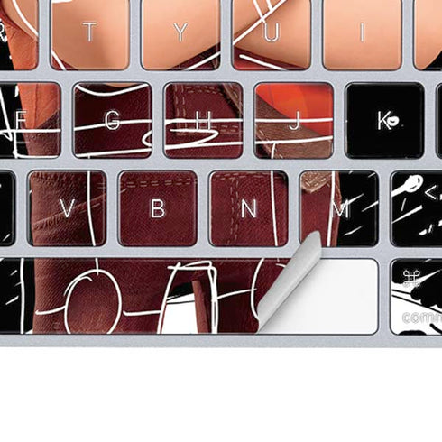 Disney Wreck-it Ralph And Vanellope Space Sketch Magic Keyboard Skin