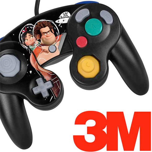 Disney Wreck-it Ralph And Vanellope Space Sketch Nintendo GameCube Controller Skin