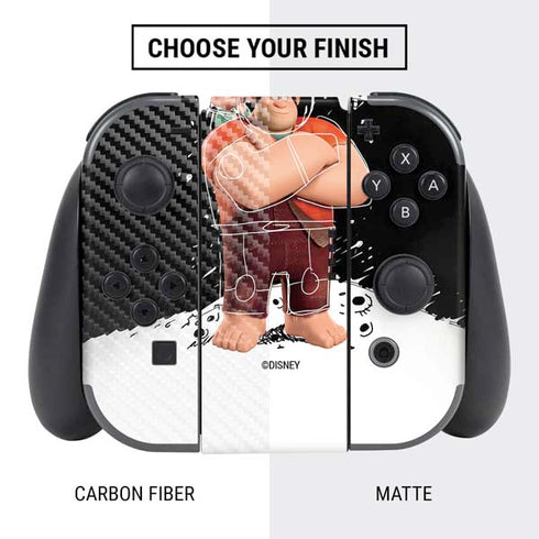 Disney Wreck-it Ralph And Vanellope Space Sketch Nintendo Switch Bundle Skin