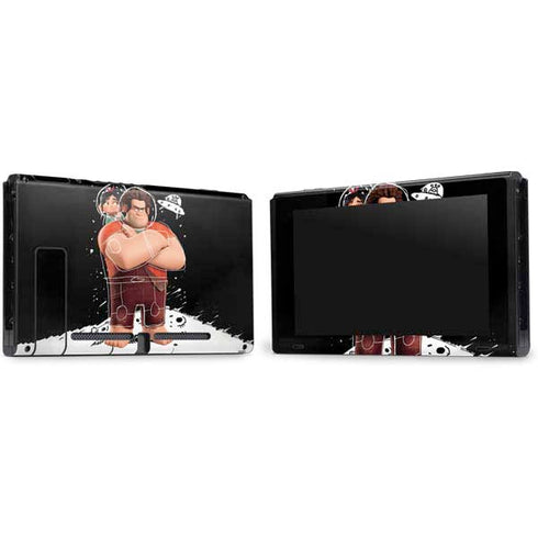 Disney Wreck-it Ralph And Vanellope Space Sketch Nintendo Switch Bundle Skin